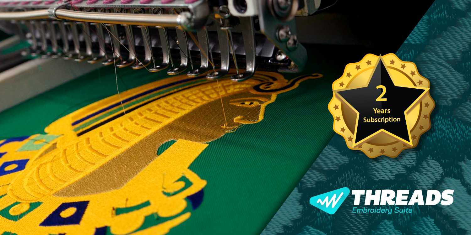 2-Year Threads Embroidery Software Subscription